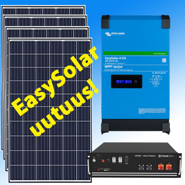 EasySolar -ll  3000VA hybridijärjestelmä litium 3.5kWh