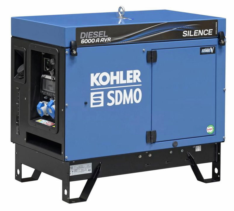KOHLER DIESEL6000 A XL SILENCE C5 automaattiaggregaatti